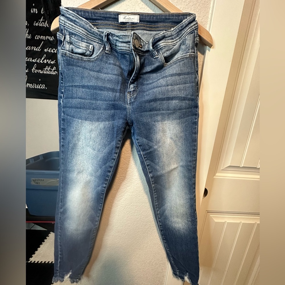 Kancan Mid rise, ankle skinny